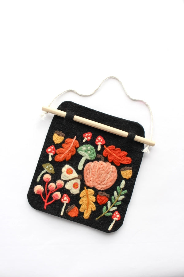 Fall Banner Felting Kit, 8"x8"