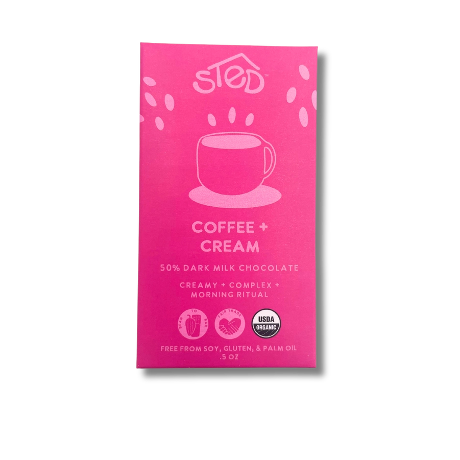 Coffee + Cream :: 50% Dark Milk Chocolate + Creamy + Complex + Morning Ritual