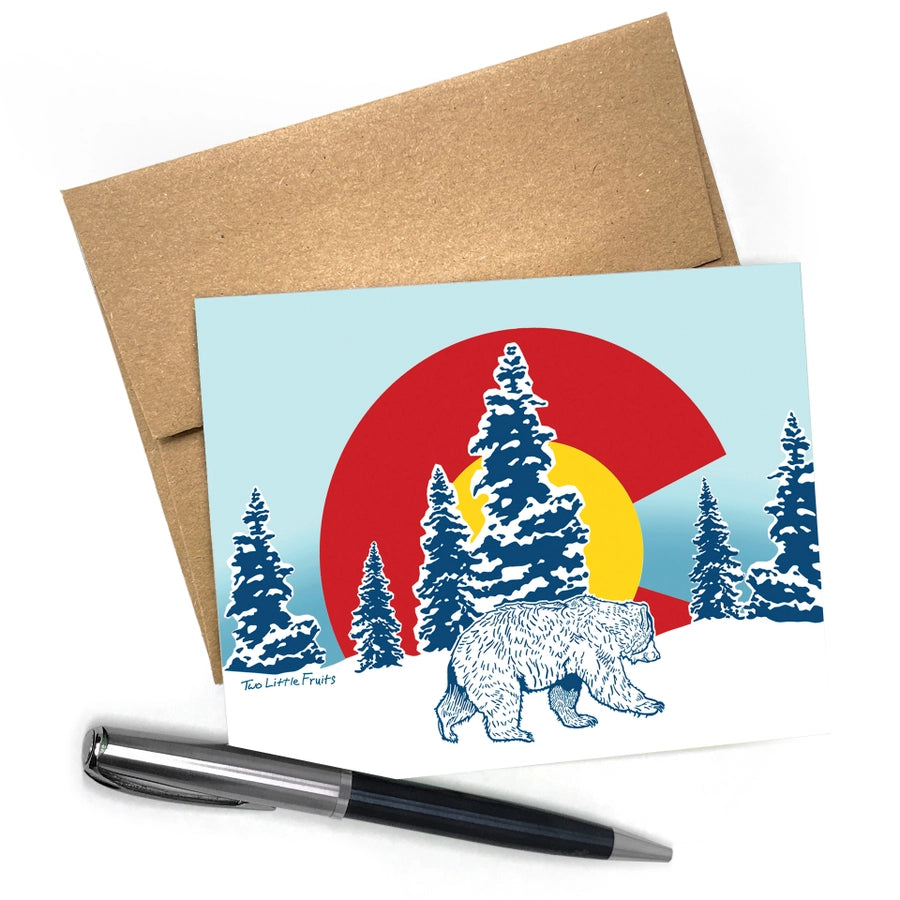 Colorado Bear Greeting Card