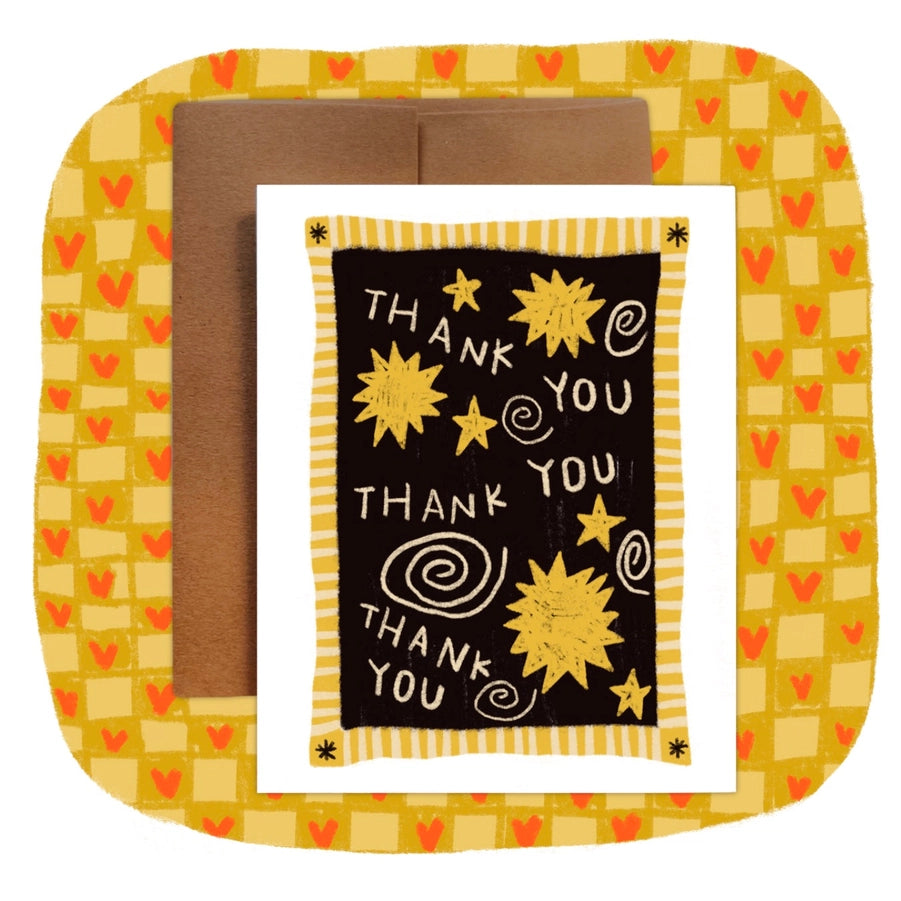 Star Thank You Card