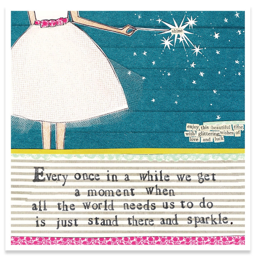 Stand and Sparkle Congratulations Card