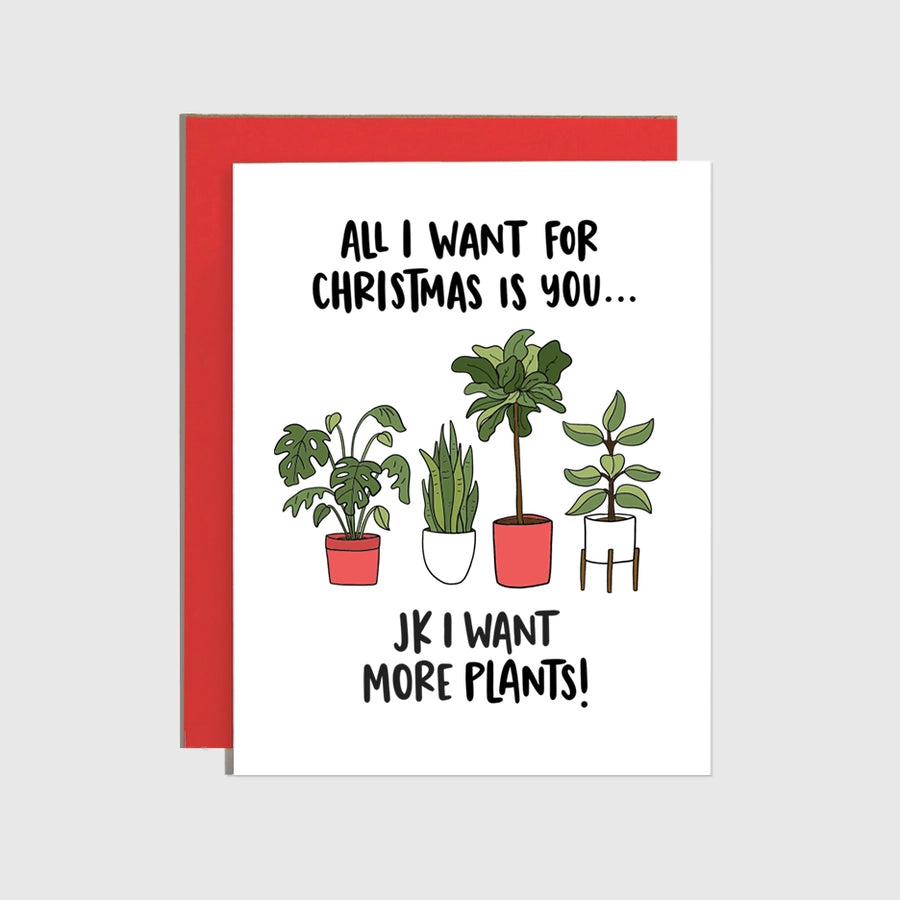 All I Want For Christmas Holiday Card