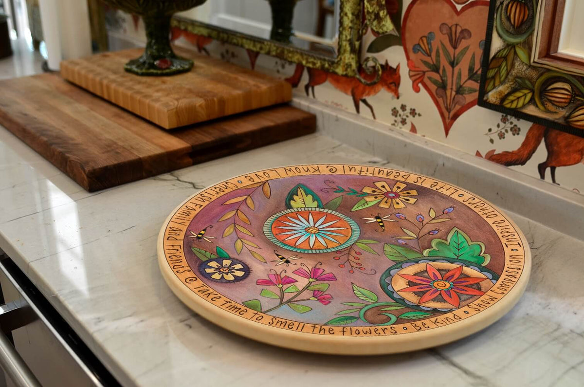 Spring Morning:: 18" Lazy Susan