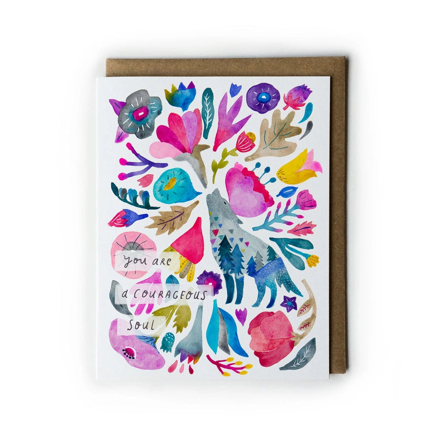 Courageous Soul Sympathy Card