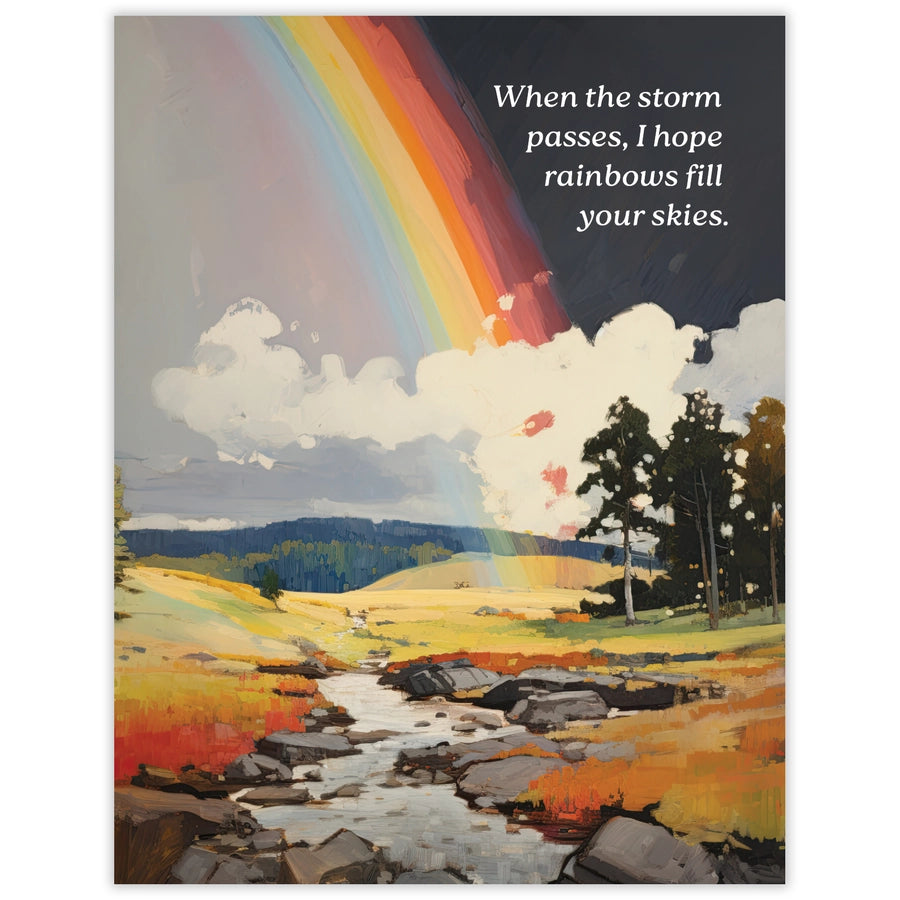 Rainbow Sympathy Card