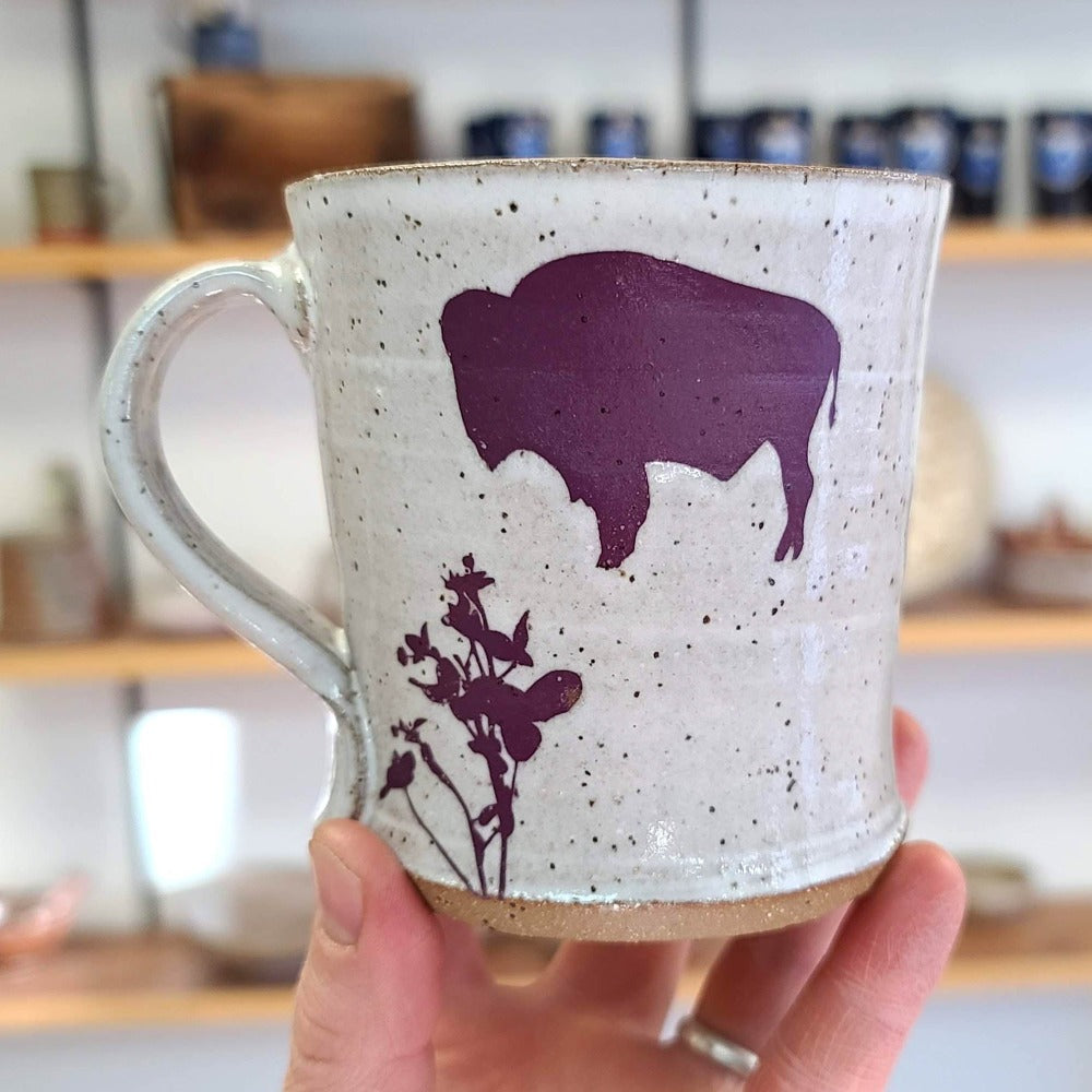 Bison + Wildflowers Mug