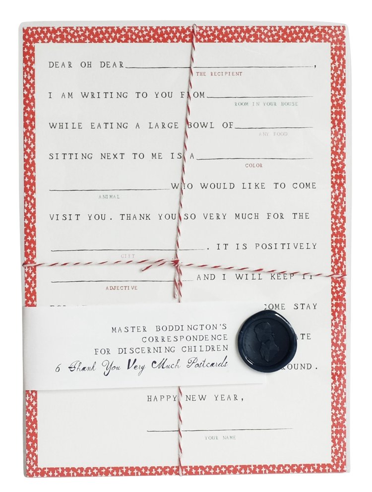 Holiday Telegram Thank You Note Set