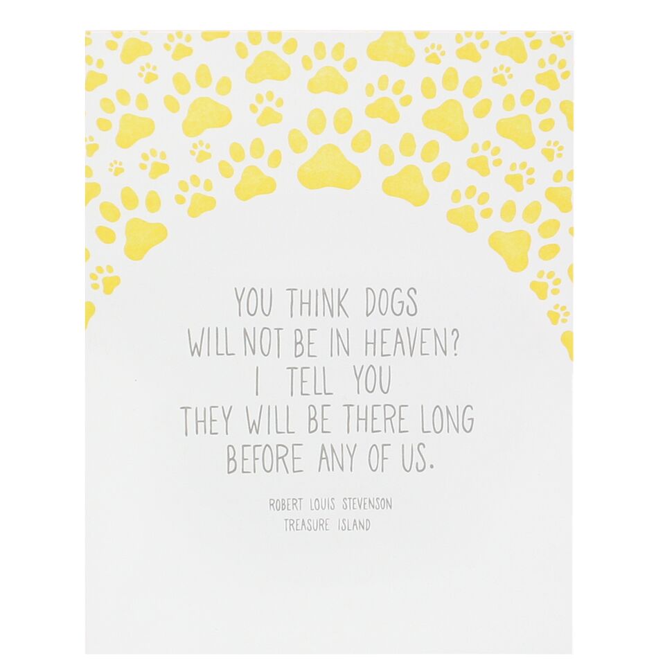 Dog Sympathy Card