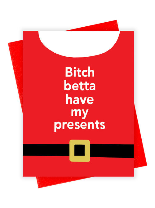 Bitchy Claus Card