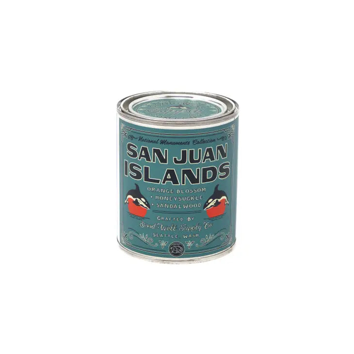 San Juan Islands Candle | National Parks Series :: Orange, Honeysuckle + Sandalwood
