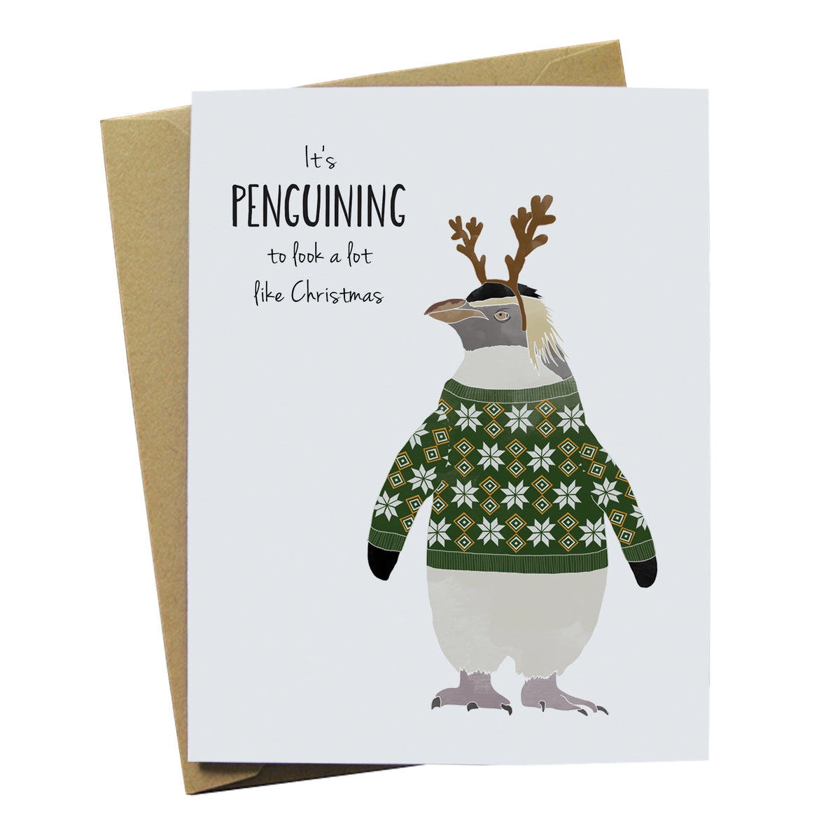Christmas Penguin Card
