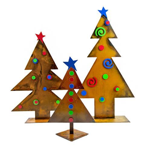 Metal Tree Trio with Magnet Flair