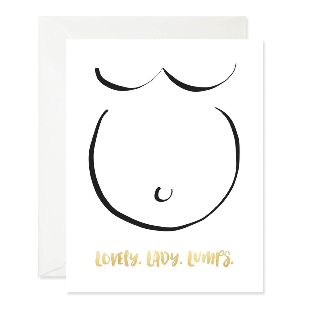Lovely. Lady. Lumps Card