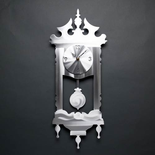 Metal Petal Grandmother's Clock