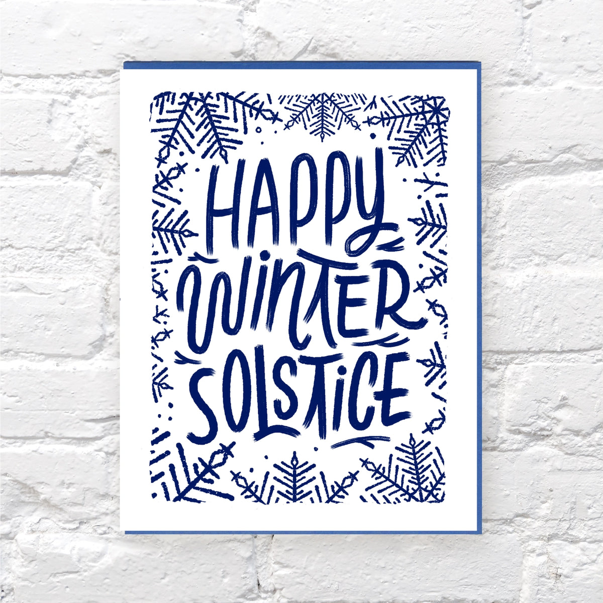 Happy Winter Solstice Holiday Card