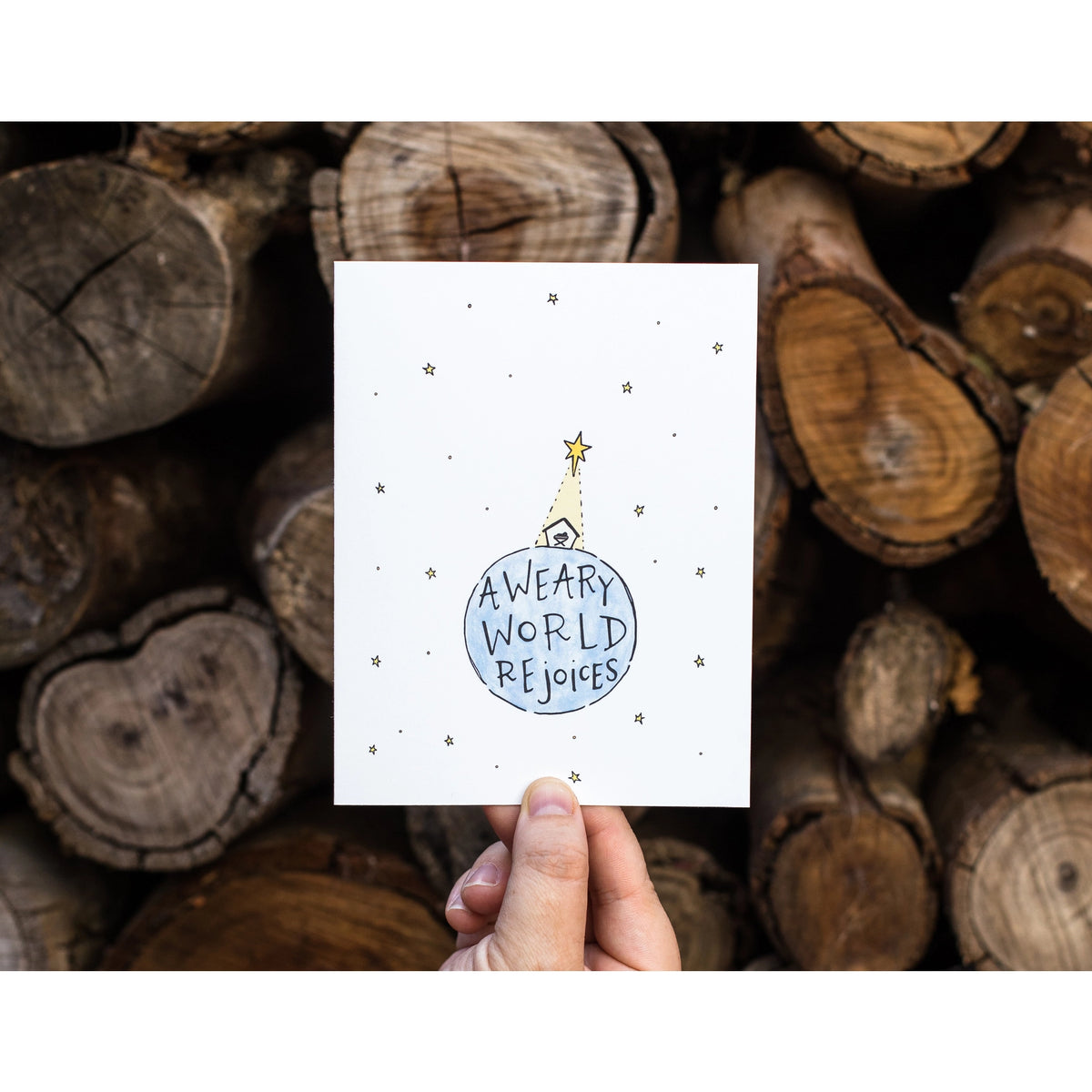 Weary World Card