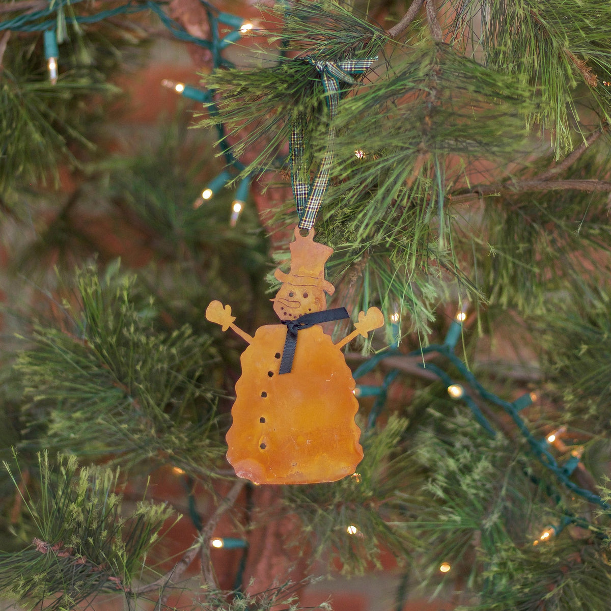 Mitten Snowman Christmas Ornament