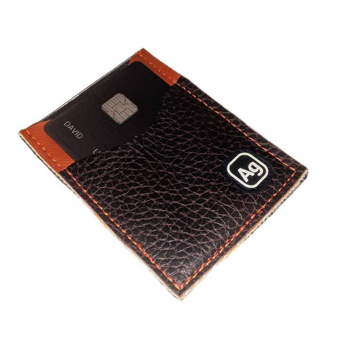 Brown Recycled Vinyl Wallet
