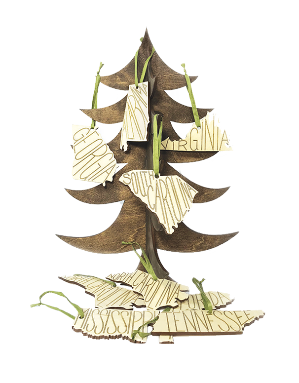 Zootility State Ornaments