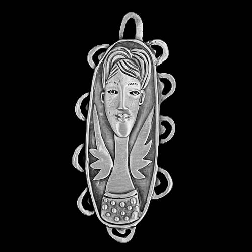 Oval Angel Ornament