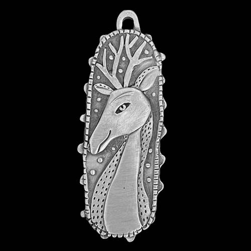 Oval Deer Tree Ornament