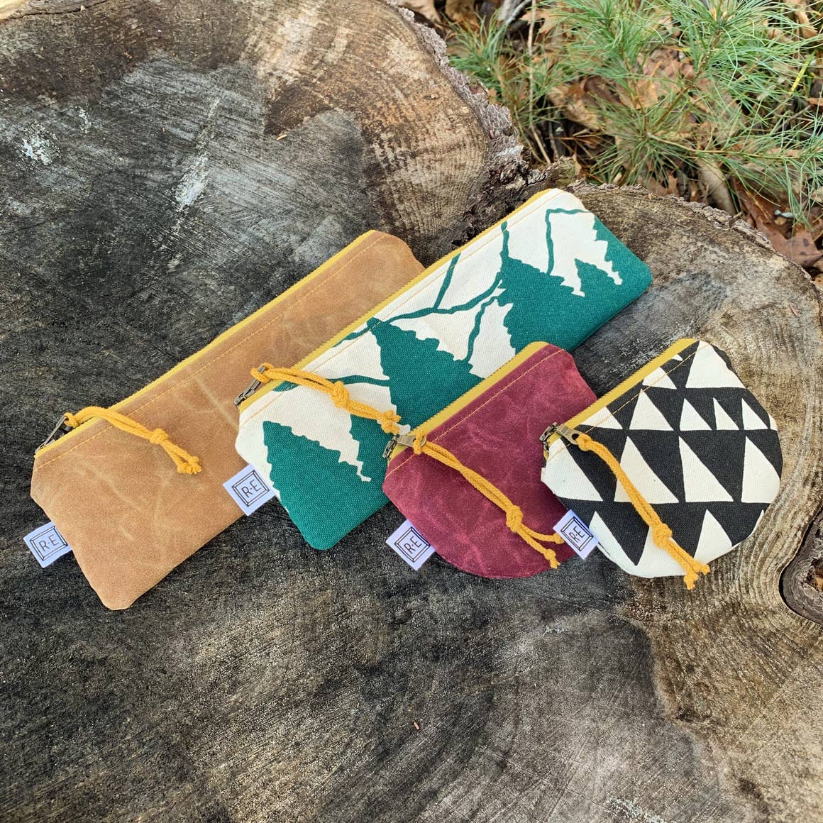 In House Screen Printed Pouches