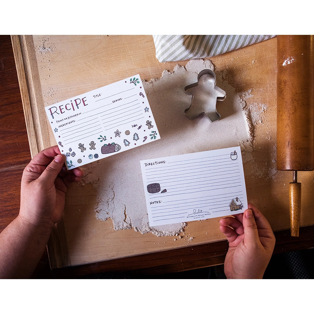 Merry Recipe Card Set