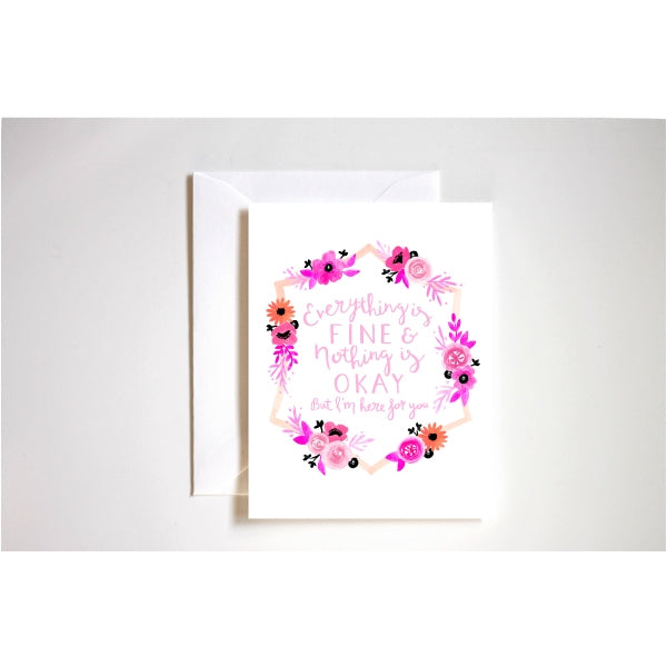 I'm Here for You Sympathy Card