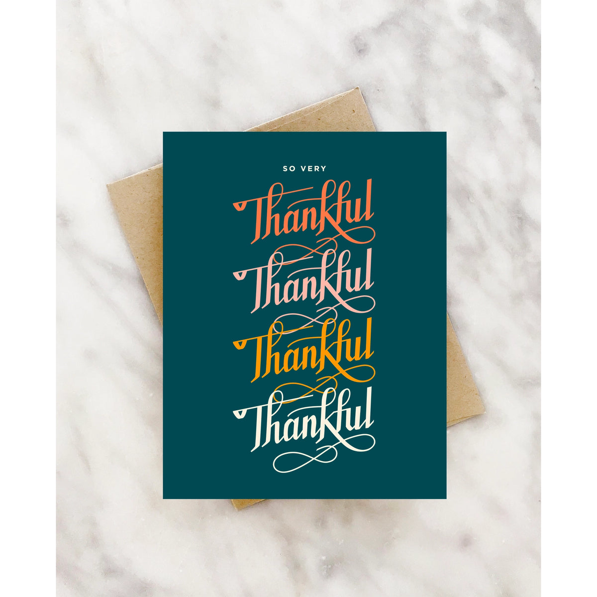 So Very Thankful Card