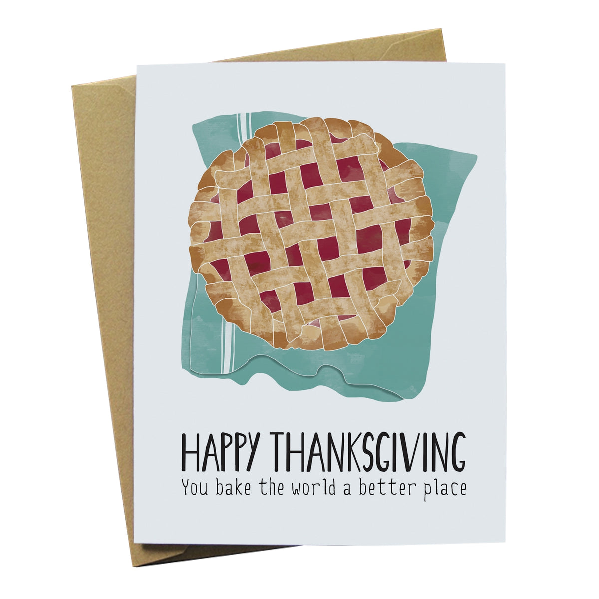 Thanksgiving Pie Card