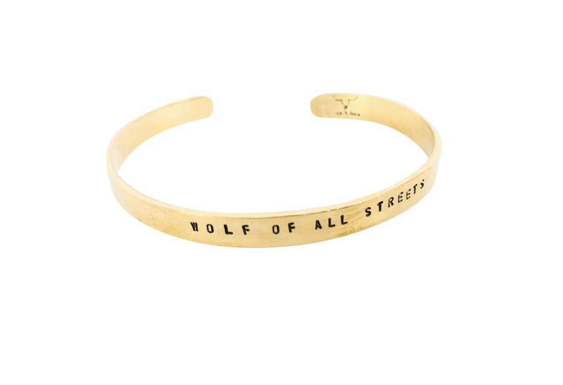 Wolf of All Streets Cuff