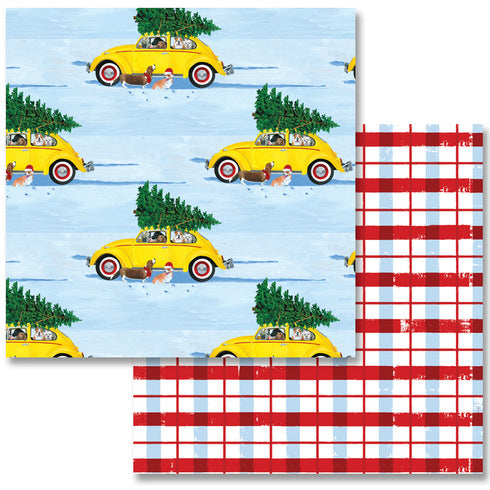 Festive Dubs & Dogs Reversible Eco-Wrap