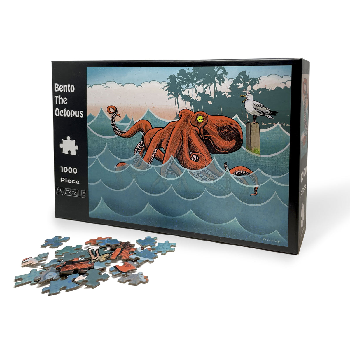 Octopus Pop Art 1000 piece jigsaw puzzle
