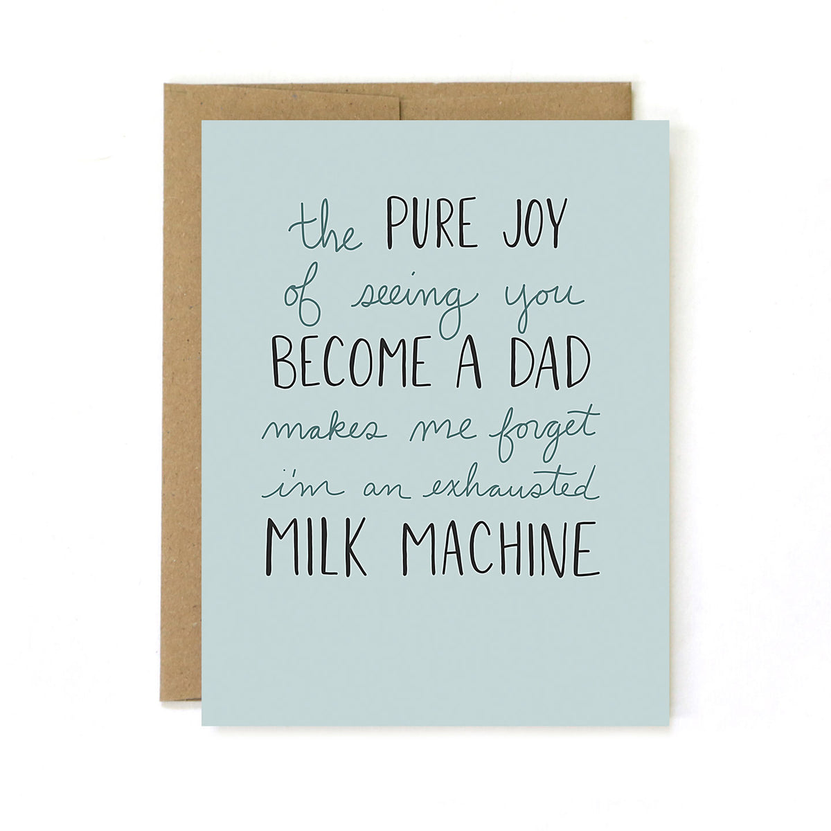 Milk Machine Dad Card