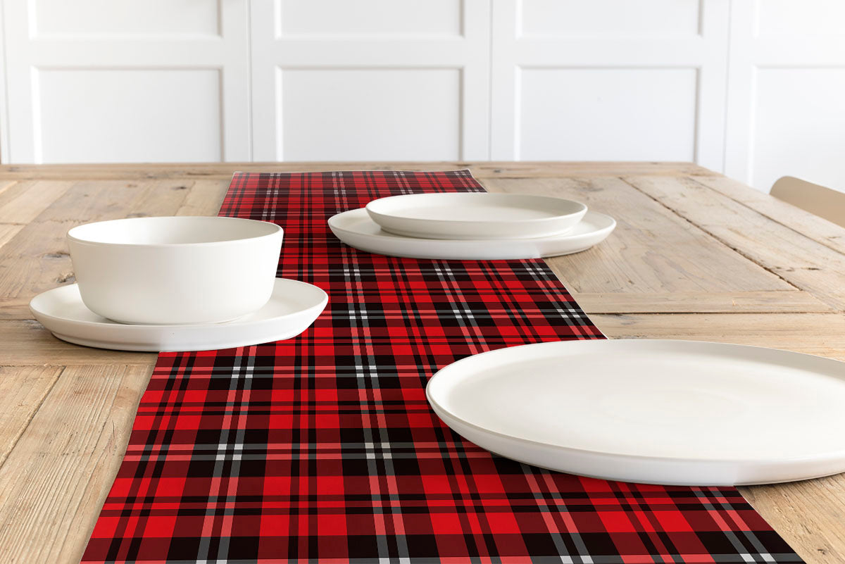 Red Tarten Table Runner