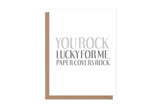 You Rock Thank You Note