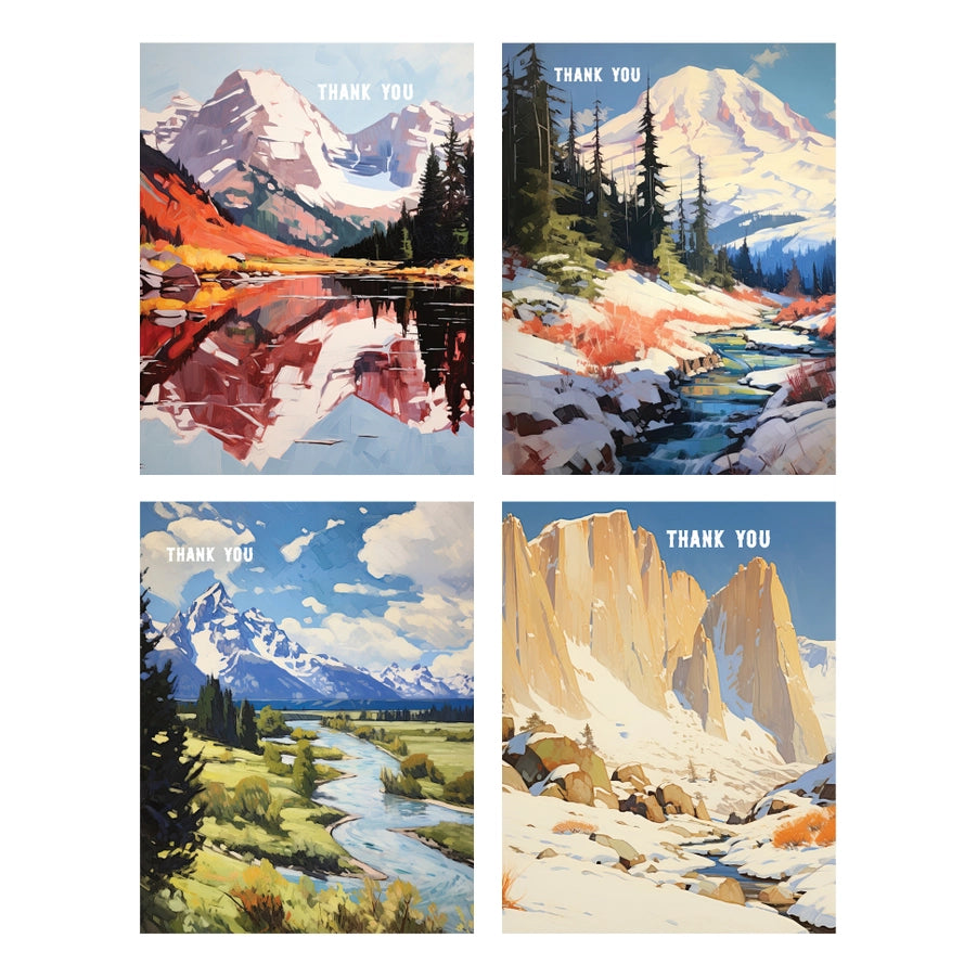 Magnificent Mountains Thank You Box Set :: Set of 8
