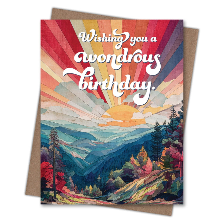 Wondrous Birthday Card
