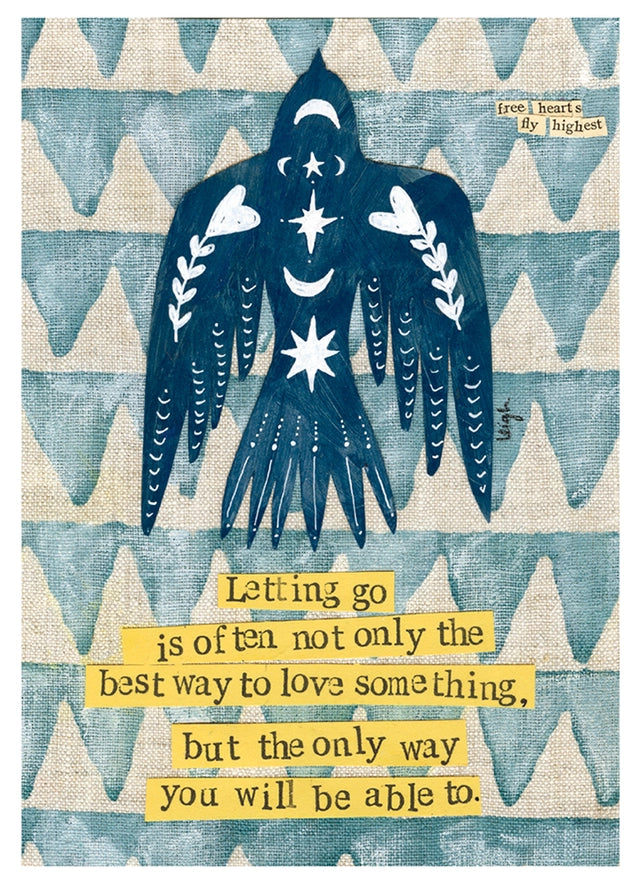 Letting Go Sympathy Card