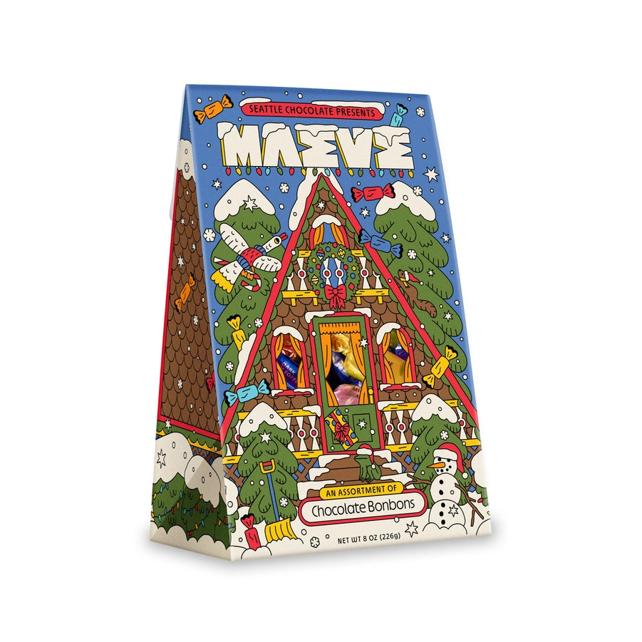 Away in an A-Frame Holiday Bonbon Box