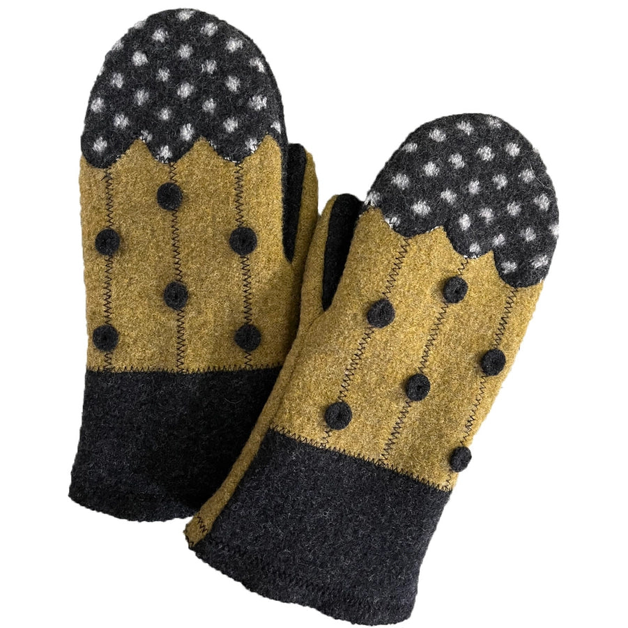 Prairie Dot Wool Mitten