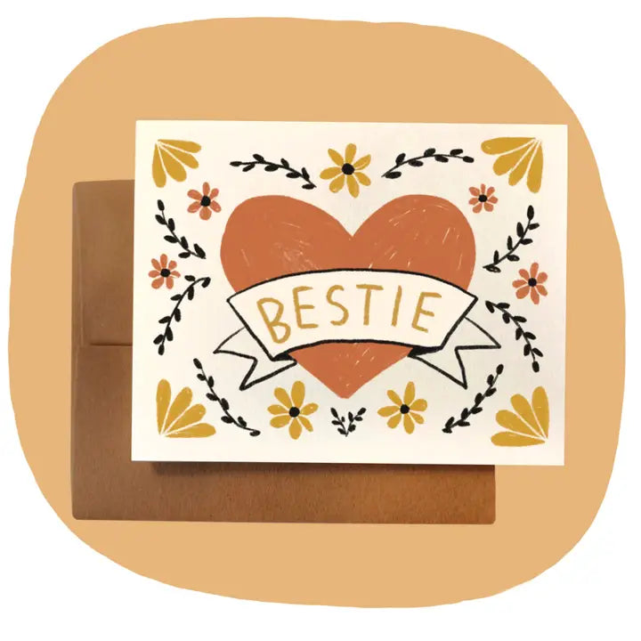 Bestie Friendship Card