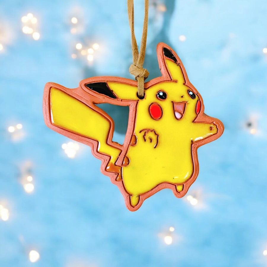 Pikachu Artisan Clay Ornament
