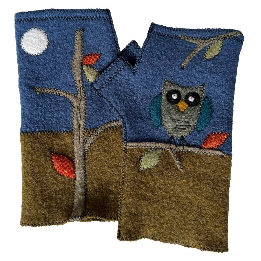 Hoot Fingerless Gloves