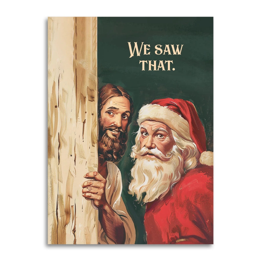 We Saw That Christmas Card
