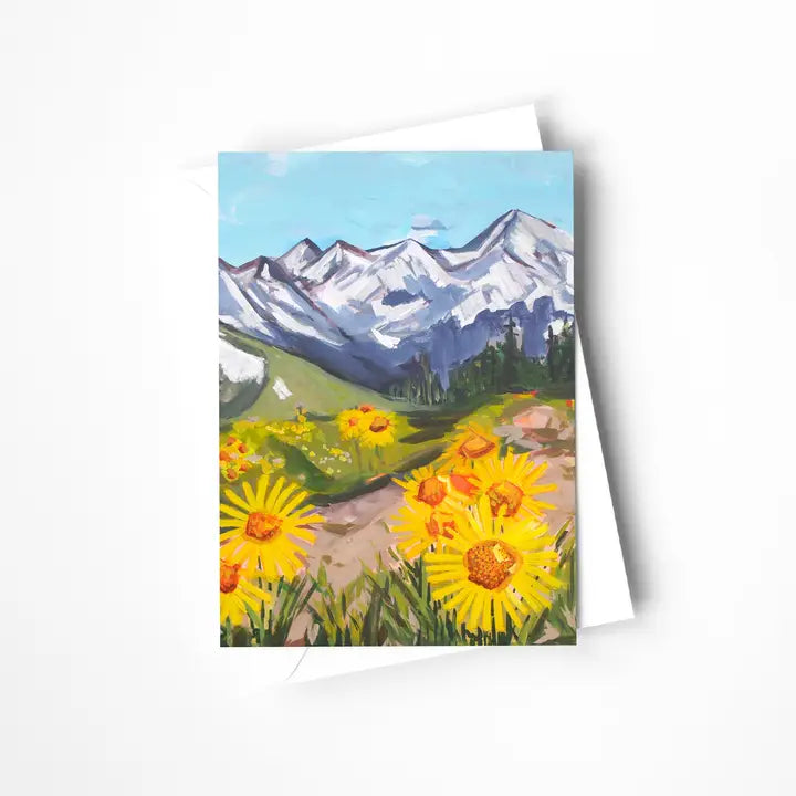 Alpine Trail Greeting Card