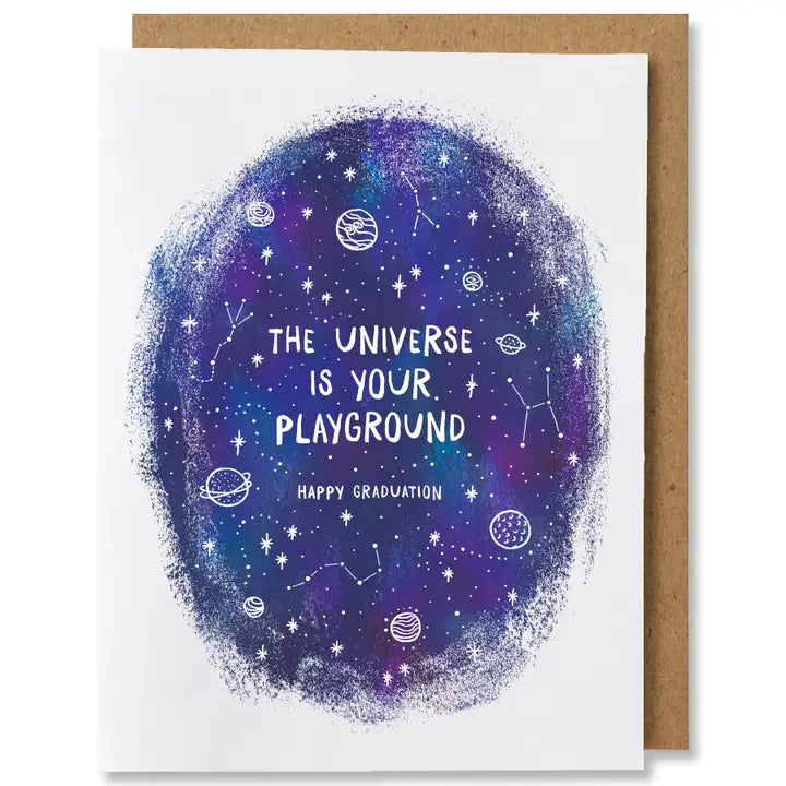 Universe is Your Playground Graduation Card