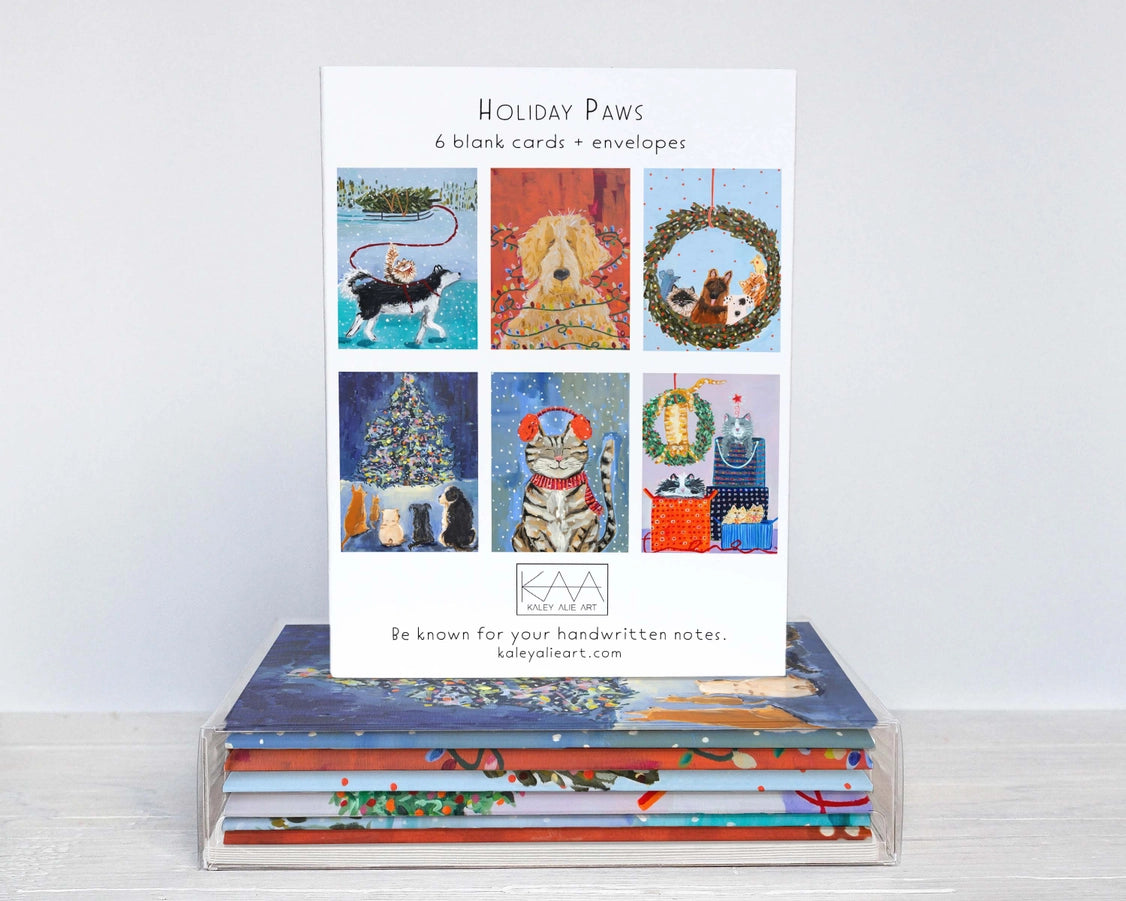 Holiday Paws :: Boxed Assorted Greeting Cards