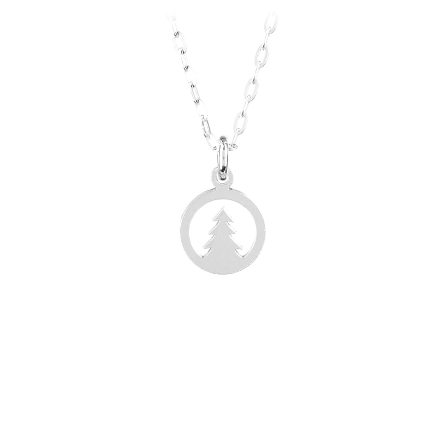 Tree Petite Cut-Out Necklace