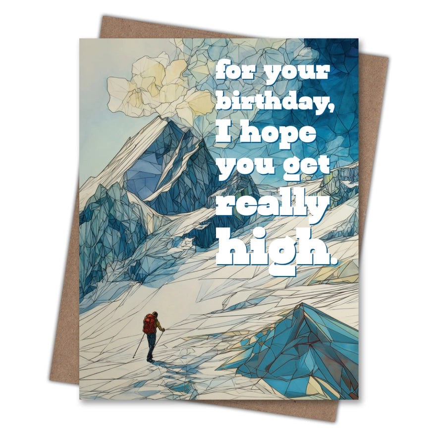 Really High Birthday Card